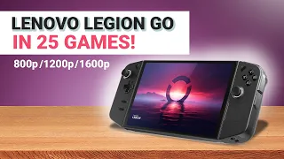 I tested the LENOVO LEGION GO in 25 Games! (NEW BIOS)