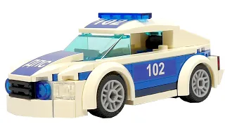 Build a Lego Police Car - Gorod Masterov - Police Car 3119