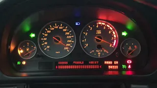 BMW E53 4.8Si Instrument Cluster Test