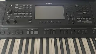 Unbox Yamaha PSR-SX700 with Bench and Stand