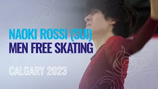 Naoki ROSSI (SUI) | Men Free Skating | Calgary 2023 | #WorldJFigure