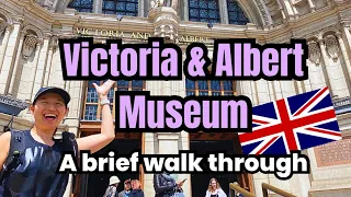 V&A Museum London - brief walk through , Victoria and Albert Museum 2023