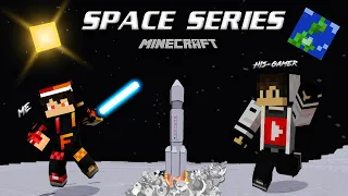 Going To Moon In Minecraft With @Hi5GAMER | Space Series | #1  | In Telugu