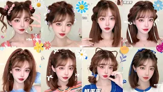 Super Easy & Cute Short🌼 Hairstyles Tutorials Korean Style for Girls
