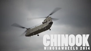 RAF Chinook Display Team - Wings & Wheels 2014
