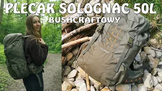 Plecak Solognac 50L 𑇐 plecak bushcraftowy 𑇐 plecak do lasu