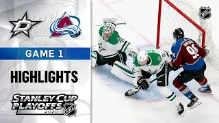 NHL Highlights | Second Round, Gm1: Stars @ Avalanche - Aug. 22, 2020