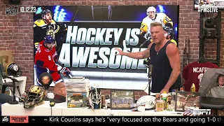 'WE HAVE TO FIGHT'- Pat McAfee is ENERGIZED reacting to these NHL fights 🥊 | The Pat McAfee Show