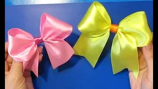 КАК С ДЕЛАТЬ БАНТ ДЛЯ ВОЛОС/как красиво завязать бантик/самый простой способ/how to make a hair bow
