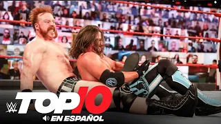 Top 10 Mejores Momentos de Raw En Español: WWE Top 10, Dic. 14, 2020