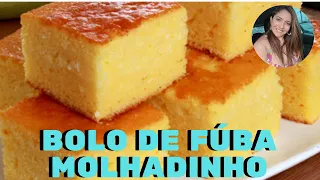 Bolo de Fubá Molhadinho!!!!Muito Fácil!!!!Não deixem de Fazer!!!!!