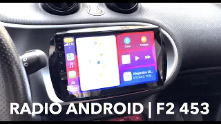 Radio Android Junsun V1 Pro en Smart Fortwo 453 (2015)