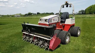 Ventrac Aera-Vator In Action!