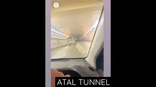 ATAL TUNNEL VIDEO #manali #shimla #ladakh #trip #view #1millionviews #mountains #carlover #tunnel