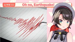 Earthquake Hits Subaru Mid Stream (Hololive) [English Subbed]