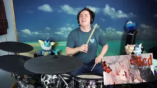 The8BitDrummer - Drum Cover of “Red” by Calliope Mori!