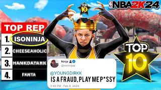 The #1 Ranked 2K Player VS. My "Do-It-All Menace" Build… Best Build NBA 2K24