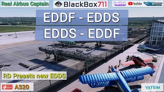 MSFS FENIX A320 | EDDF - EDDS | new RDPreset EDDS | VATSIM