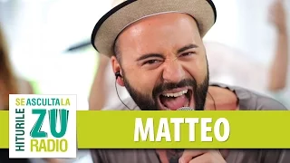 Matteo - Gandesc cu voce tare (Live la Radio ZU)