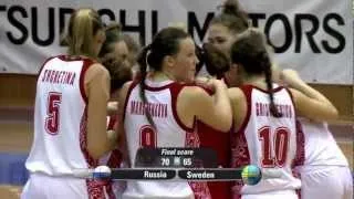 U18 Women Russia v Sweden Highlights