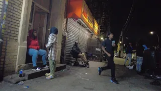 BROOKLYN NEW YORK MOST DANGEROUS STREETS AT NIGHT / BROWNSVILLE