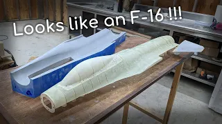 Let's Build The Fuselage!  RC F-16 - Part 7