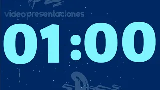 CRONOMETRO de 1 MINUTO c/ MÚSICA y ALARMA