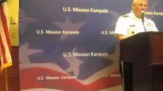US Africa Command Commander, Gen. Carter F. Ham on their work in Africa, Uganda