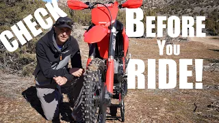 Top 10 Pre Ride Checklist Items - DO THIS BEFORE EACH RIDE!