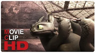 Toothless at Times Square Funny Scene - HOW TO TRAIN YOUR DRAGON 3 (2019) Movie CLIP HD