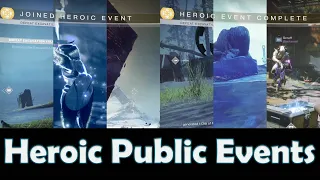Destiny 2 | How to make all public events Heroic in 2023.