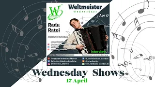 Weltmeister Wednesdays Concert Series Week 16-2024 #accordionmusic #raduratoi #weltmeisterakkordeon