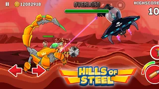 Hills of Steel Gameplay Mars Invader Mode