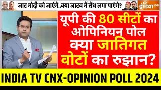 India TV CNX UP Opinion Poll: यूपी की 80 सीटों पर क्या है जातिगत रुझान? CM Yogi | Akhilesh Yadav