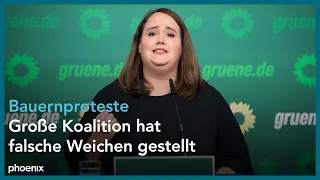 B'90/Die Grünen: Pressekonferenz mit Ricarda Lang