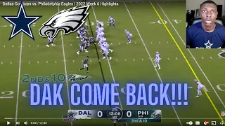 Dallas Cowboys Fans Reacts to Dallas Cowboys vs Philadelphia Eagles NFL!!!