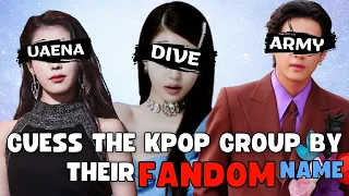 GUESS THE KPOP GROUPS BY THEIR FANDOM NAME [KPOP GAMES]