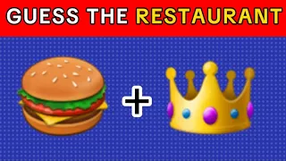 Guess the Fast Food Restaurant From Emojis | Fast Food Emoji Quiz