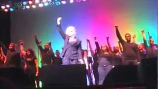 Cyndi Lauper with Youth Pride Chorus