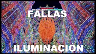 Arte de la Iluminación: encendido de luces y calles iluminadas | Fallas Valencia 5# España