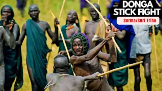 Donga Stick Fight Surma/Suri Tribe Omo Valley Ethiopia