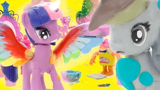 Play Doh Surprise ⭐️ My Little Pony Wrong Colors! ⭐️ Cartoons for Kids