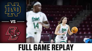 Notre Dame vs. Boston College Full Game Replay | 2022-23 ACC Women’s Basketball