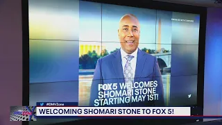 Welcome Shomari Stone to FOX 5 DC!