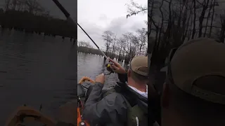 POV: don’t forget your net #adventureliveshere #kayakfishing #fishing #oldtown #bass