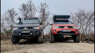 MITSUBISHI L200⛰️ 136 PS vs 205 PS / 4.10 vs 4.88 diff ratio 🔥OFF ROAD 🇹🇷 TURKIYE BLACKSEA 🌰