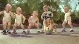 Evian Roller Skating Babies!!!