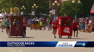 Outhouse races held at the Iowa State Fair