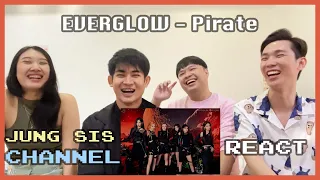 EVERGLOW (에버글로우) - Pirate MV & SHOWCASE ดนตรีที่ต๊าซที่สับที่เผ็ช ไปเลยสิจ๊ะ! [Reaction] By Jung Sis