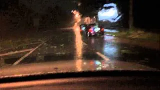 Supercell / Thunderstorm in germany filmed out of a car / Pfingstunwetter 2014 über Ruhrgebiet